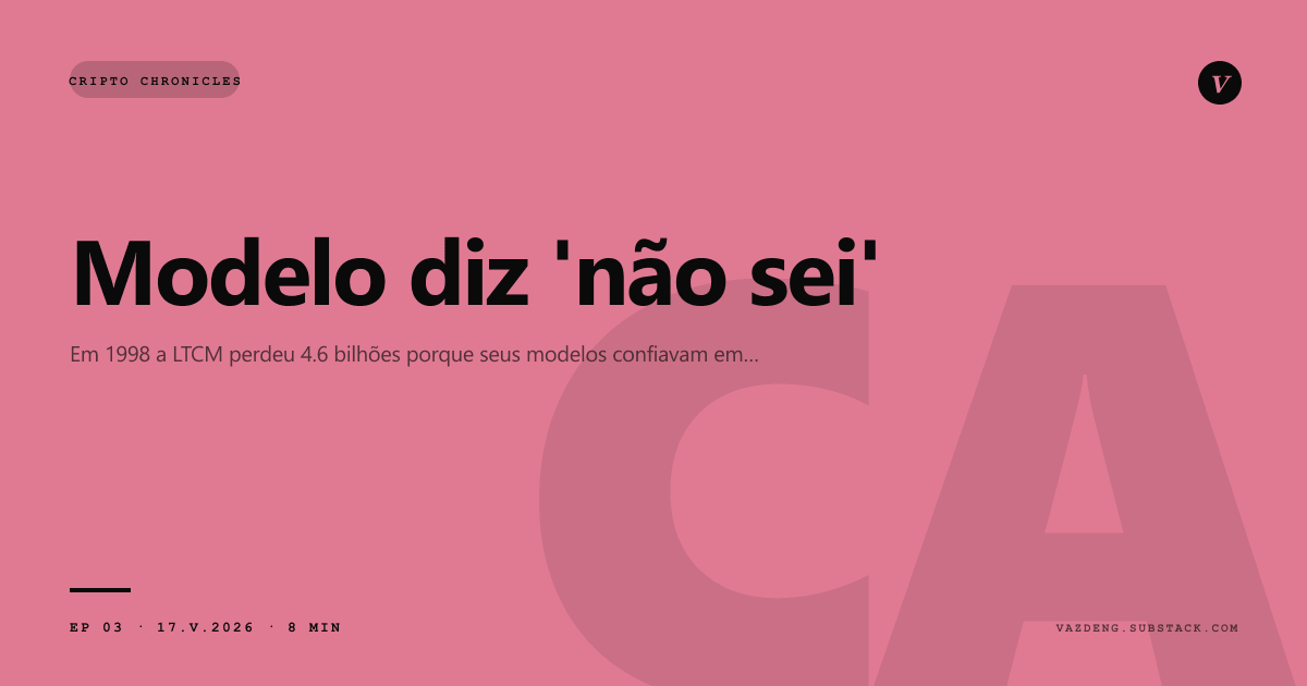 Quando o modelo deveria dizer 'não sei'